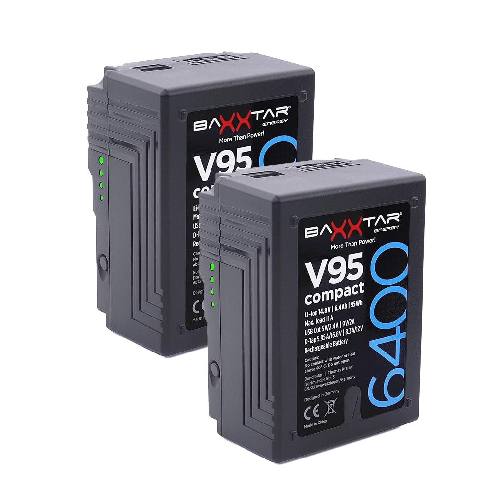 batterie Micro V-Mount V95 Compact + chargeur D-tap